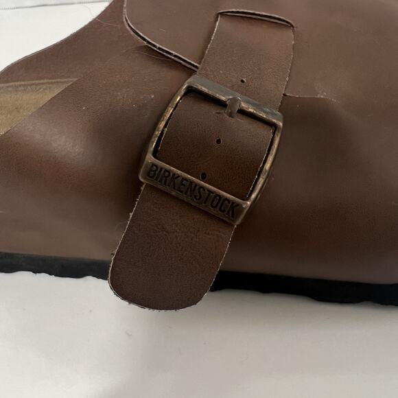 Birkenstock Boston Clogs Size 43 Men Cognac Oiled Leather Brown main image 9